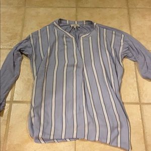Light blue striped T-shirt lBlouse